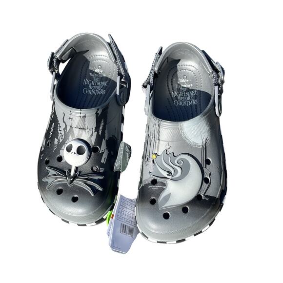 Disney Parks Nightmare Before Christmas Jack Zero Adult Clogs Crocs Size M7/W9 - Picture 2 of 12